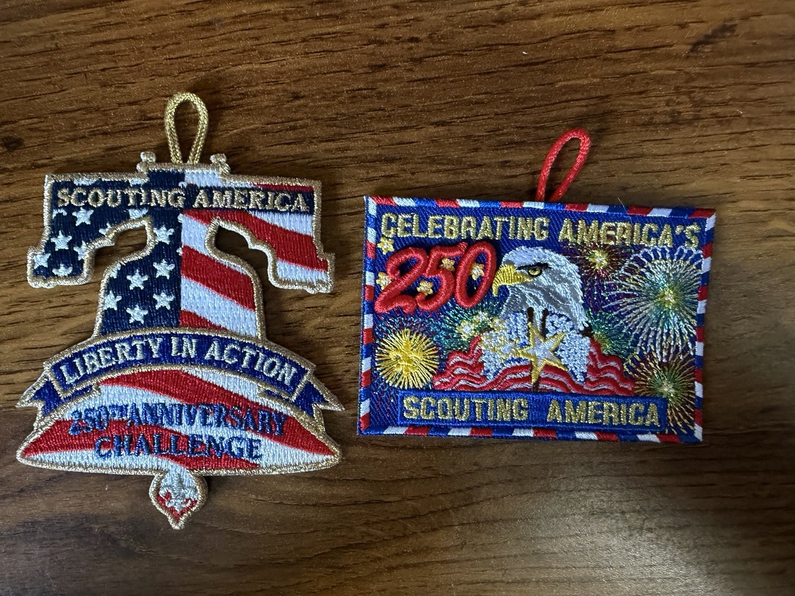 Scouting America Celebrates USA 250th Anniversary Patch Set Liberty In Action Scouting America Celebrates USA 250th Anniversary Patch Set Liberty In Action