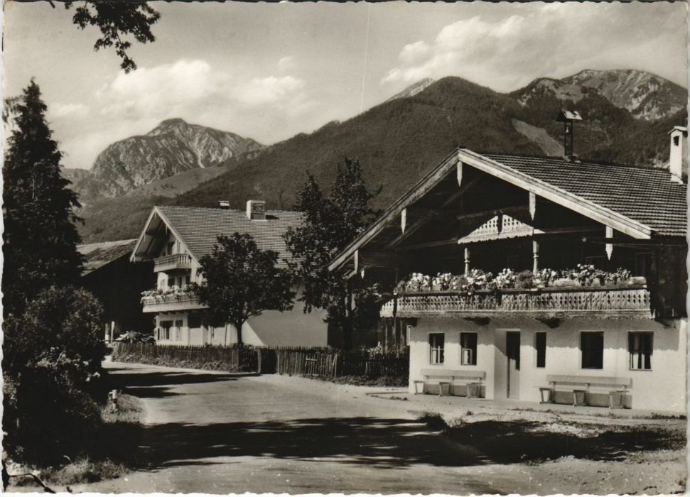 Old postcard PK Prien Mettenham b Schleching GERMANY (1174979)