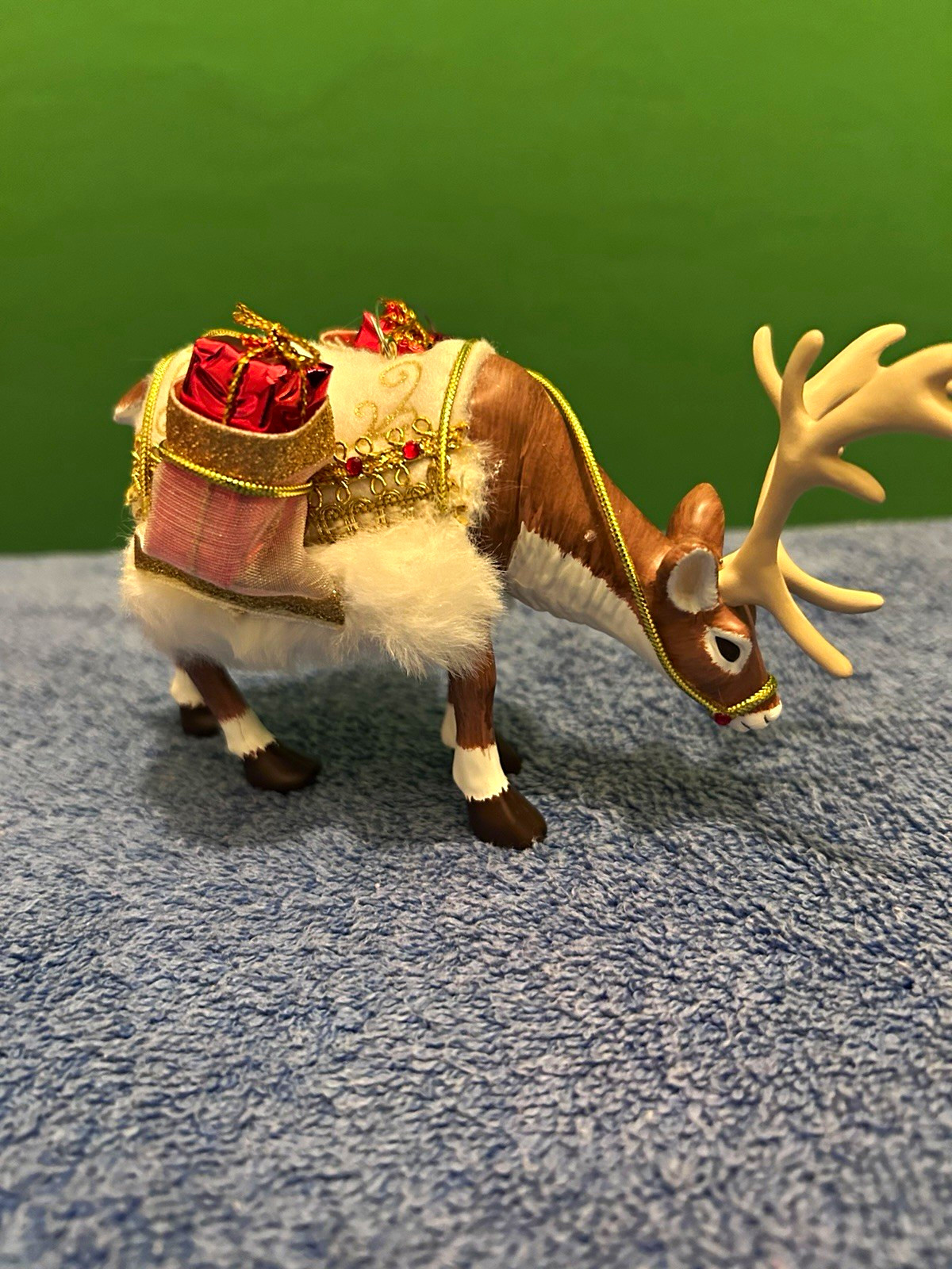 Hallmark Keepsake Father Christmas's Reindeer Hanging Christmas Tree Ornament
