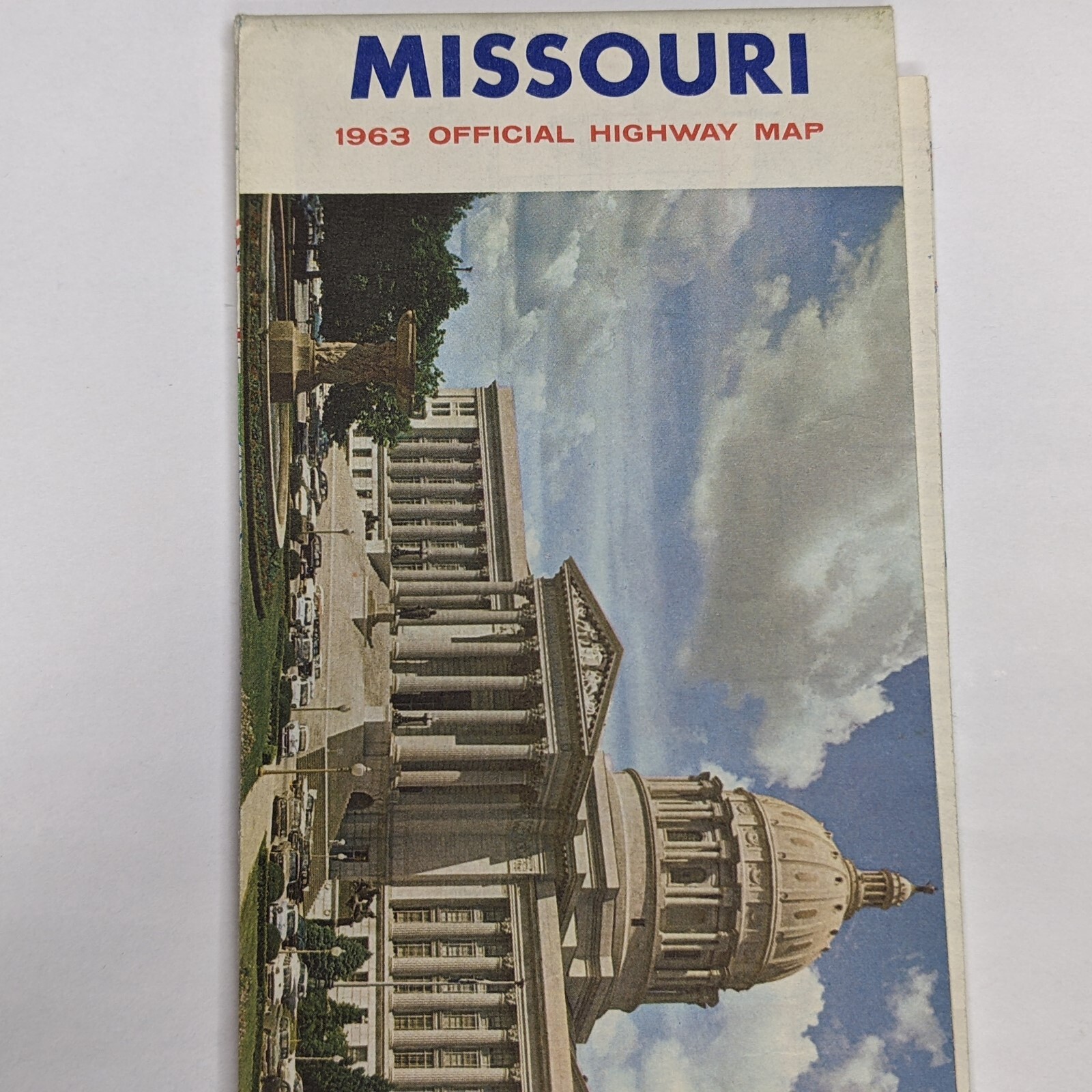 1963 MO Missouri Official Highway Road Map & City Vicinities John Dalton Vtg 8H