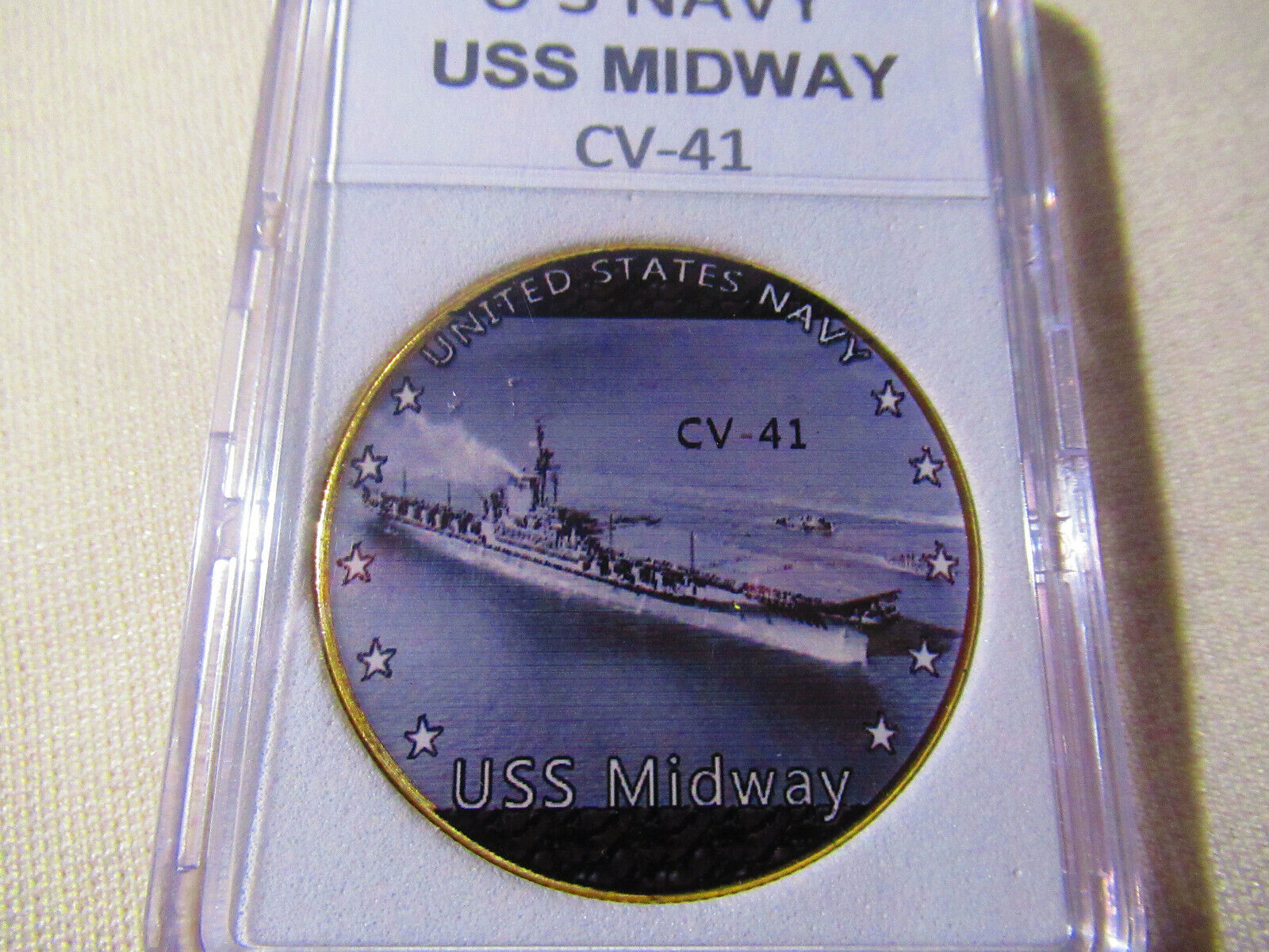US NAVY - USS MIDWAY CV-41 Challenge Coin