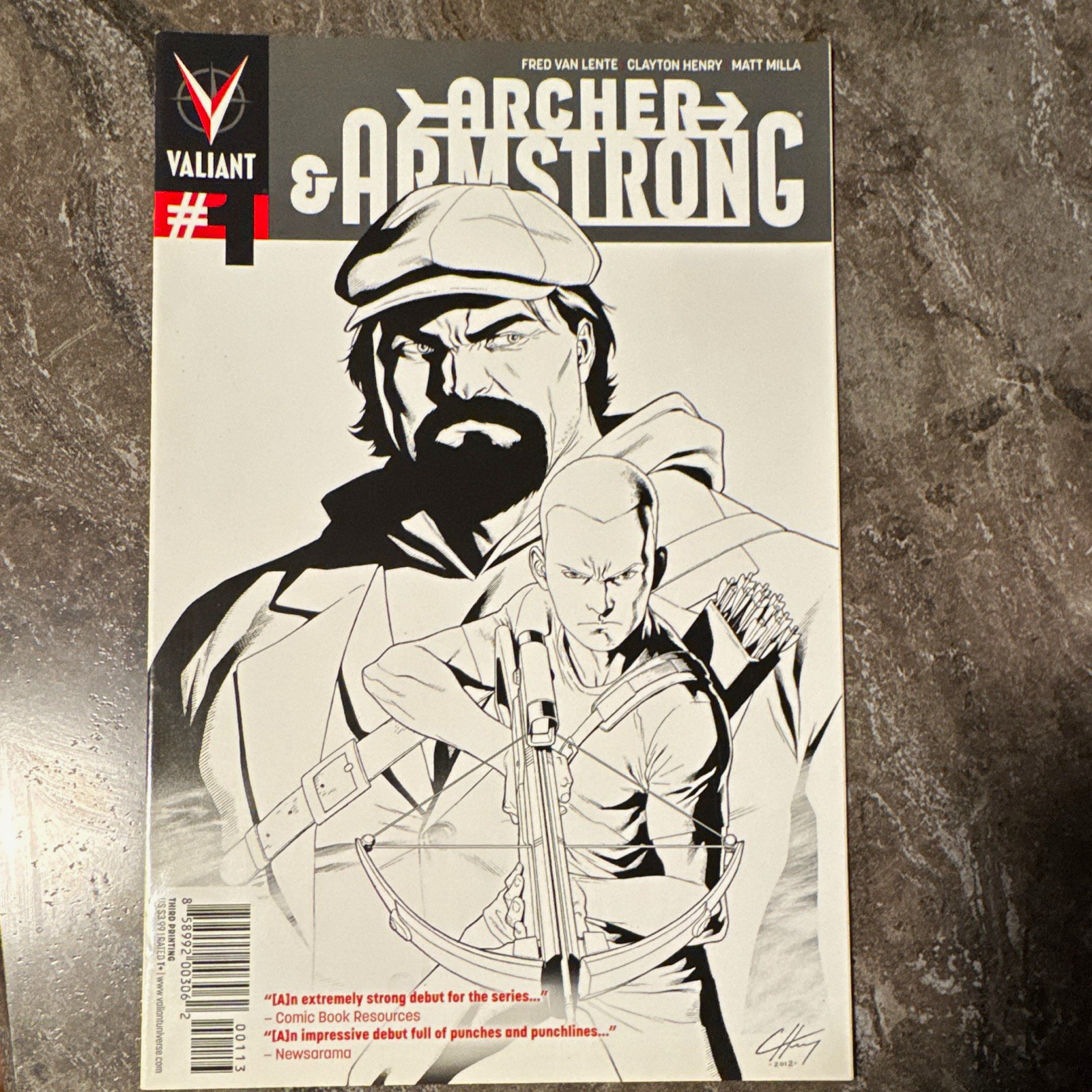 Valiant Archer & Armstrong #1 Fred Van Lente Clayton Henry (2012)