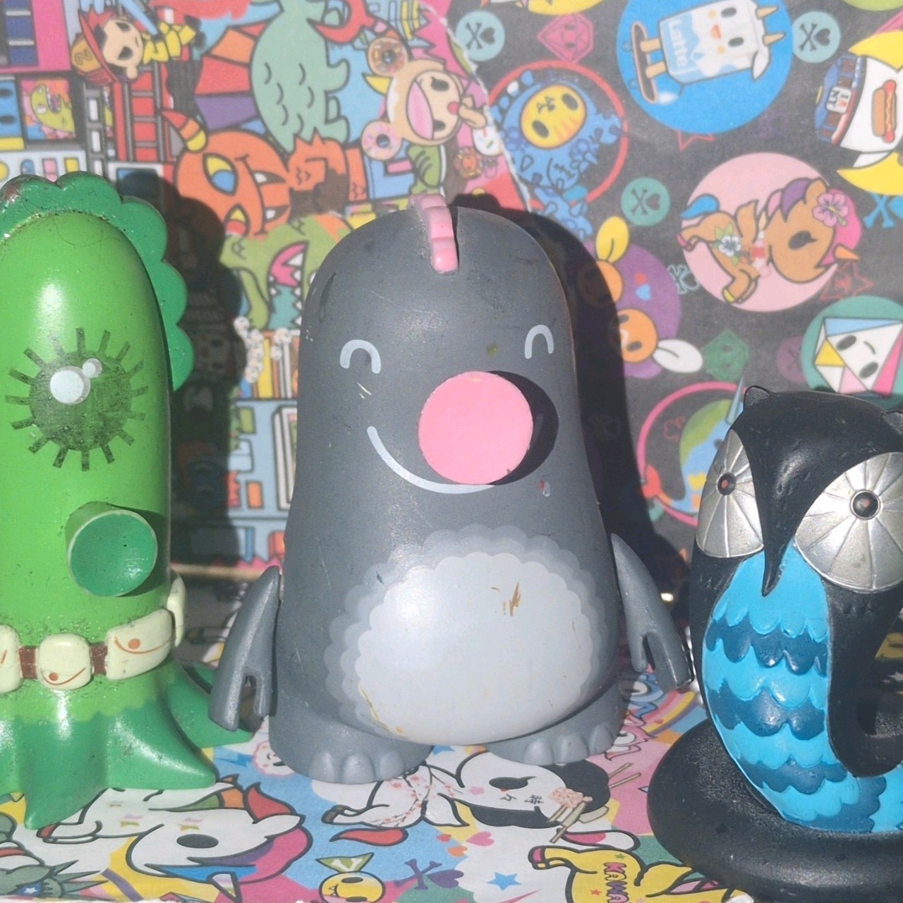 Kidrobot Peskimo Juravicius Vintage Vinyl Figurine Lot of 3 Designer Toy 2000s 