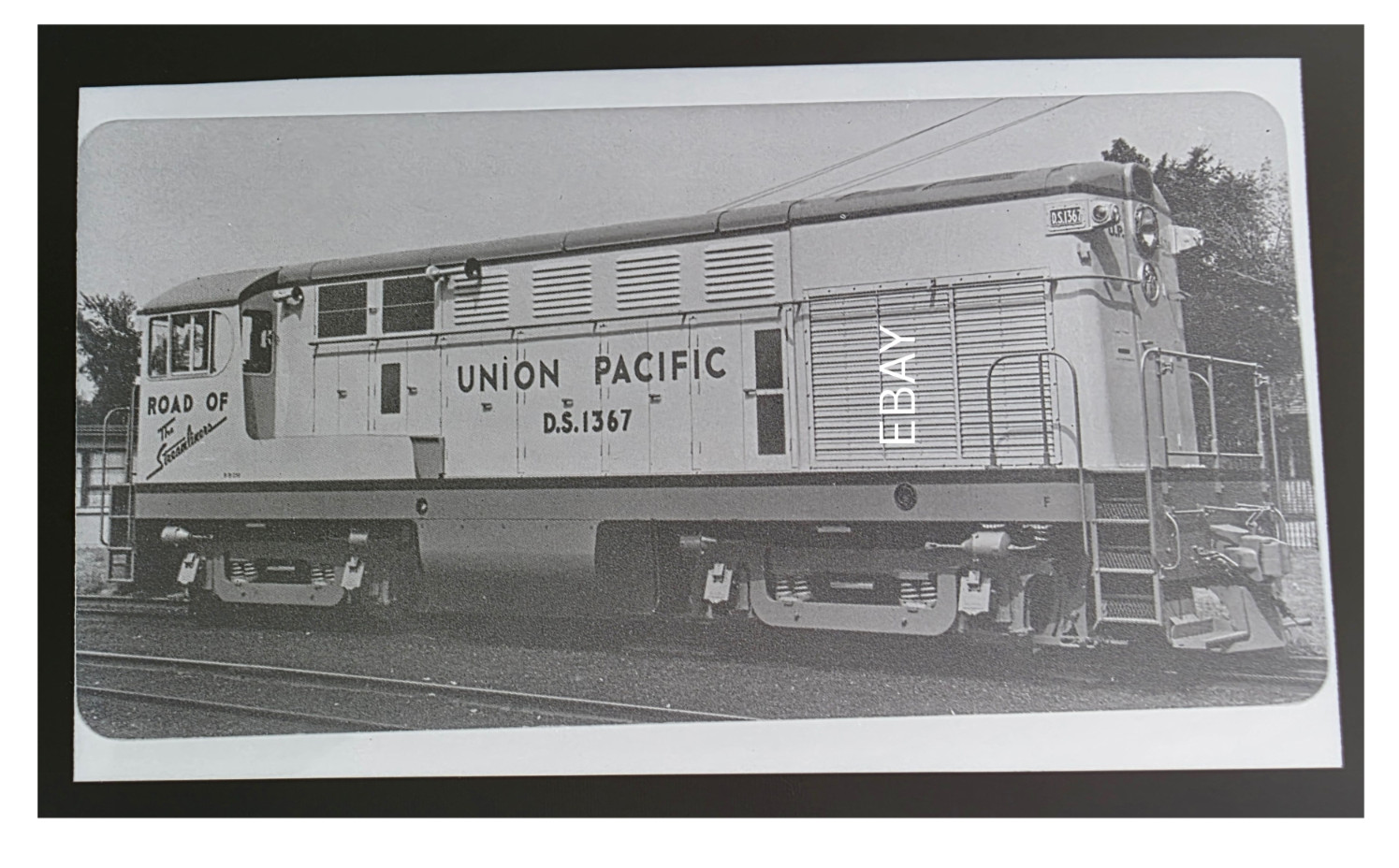 Dec. 1947 Union Pacific Railroad DS-1367 FM H20-44 Photo Negative Dec. 1947 Union Pacific Railroad DS-1367 FM H20-44 Photo Negative