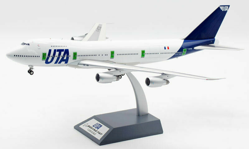 Inflight IF742UTA1119 UTA Boeing 747-200 F-BTDG Diecast 1/200 Jet Model Airplane