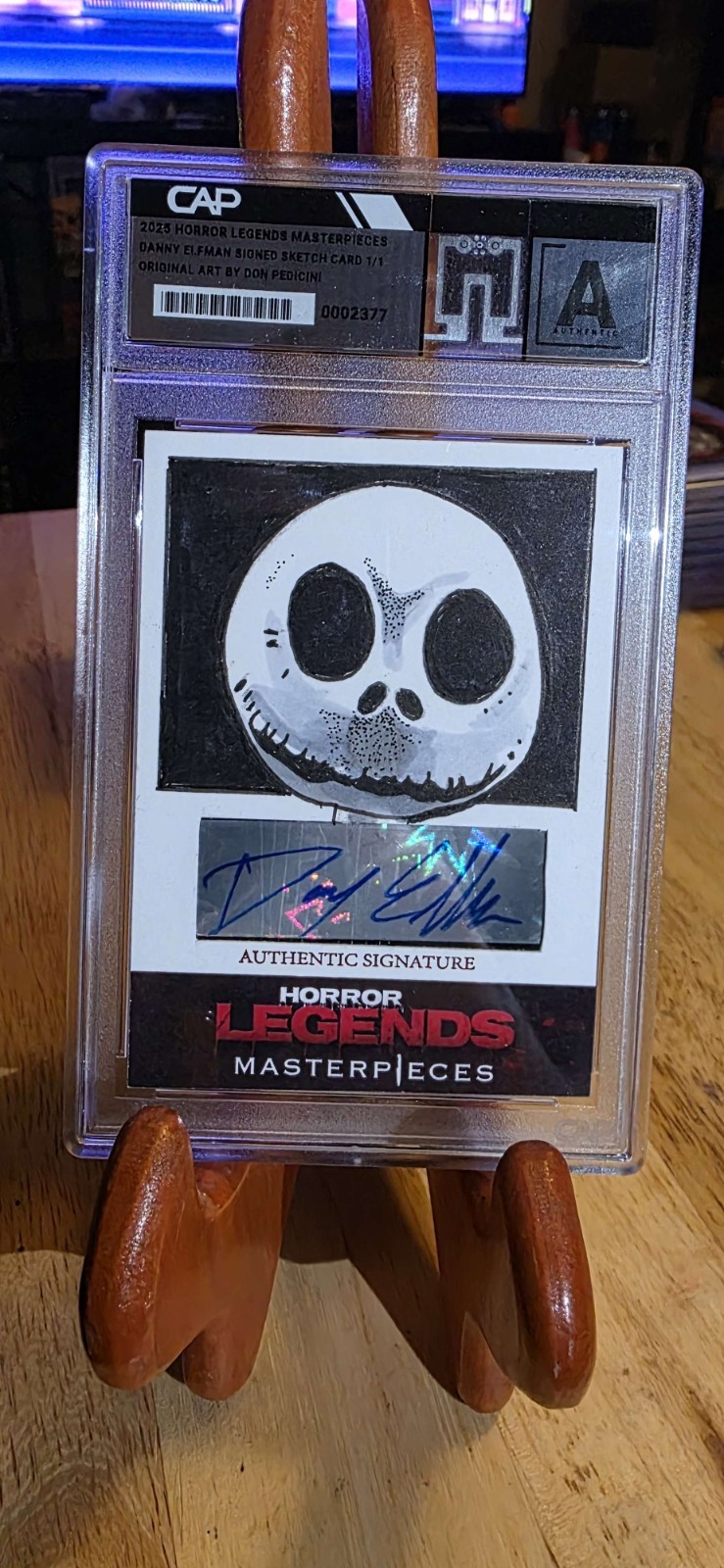 Danny Elfman Signed 1/1 Jack Skellington Don Pedicini 2025 HTC Horror Legends 