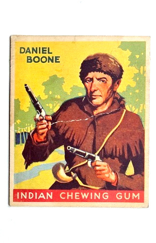 R73 Indian Gum #50 Daniel Boone, 1933 Goudey Indian Gum G