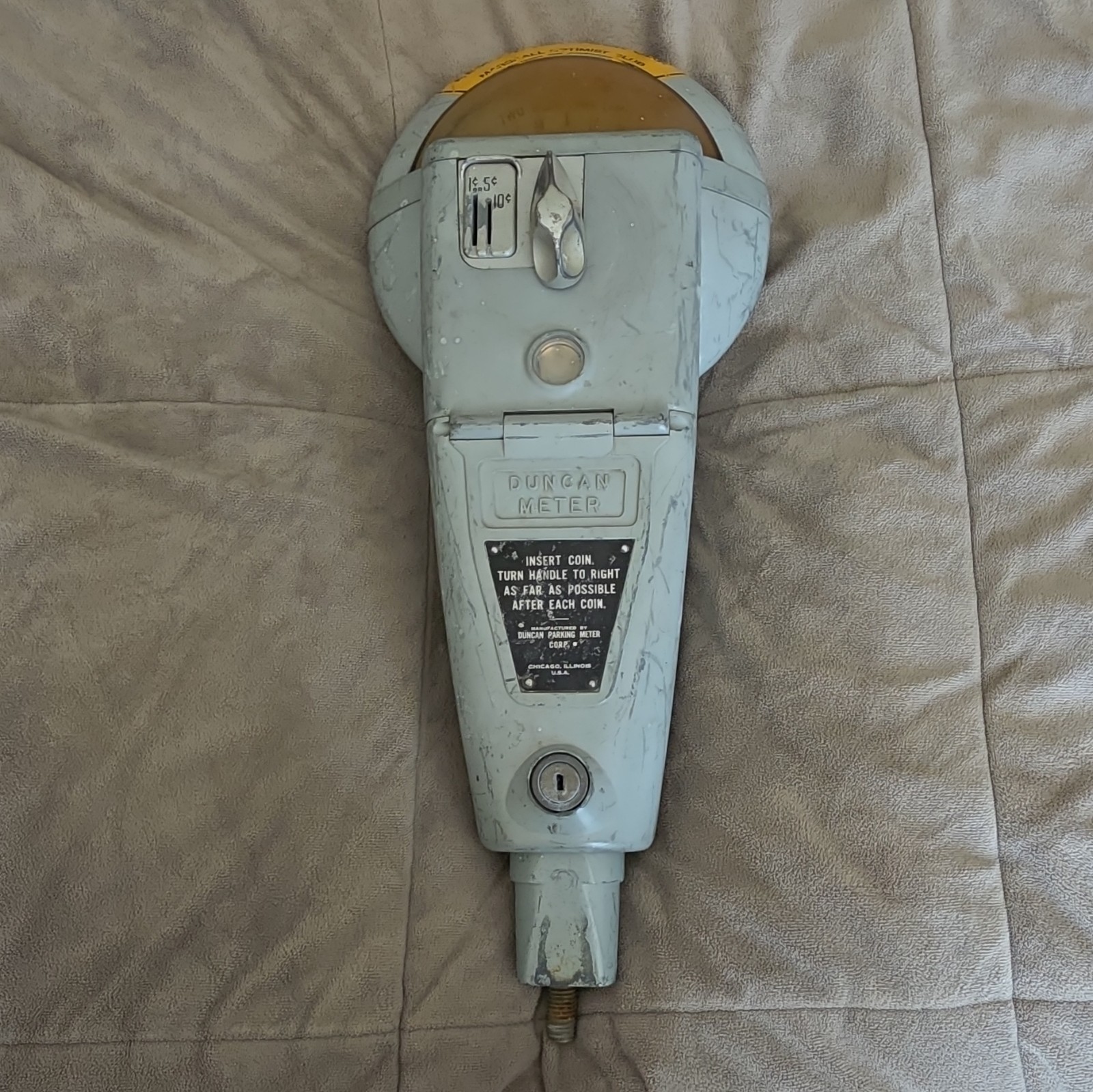 AL12 VTG Duncan Miller Parking Meter 5 And 10 Cent