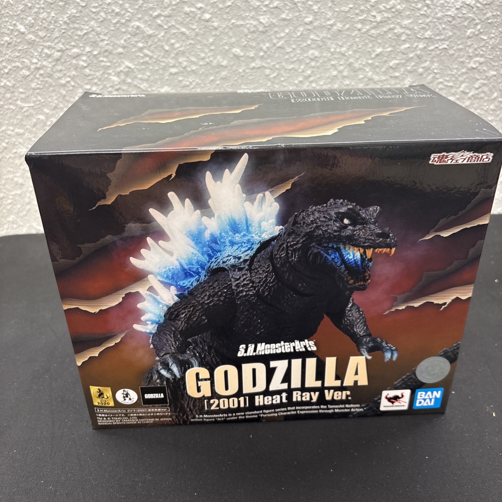RARE S.H.MonsterArts Godzilla 2001 Heat Ray Ver. Figure from JAPAN