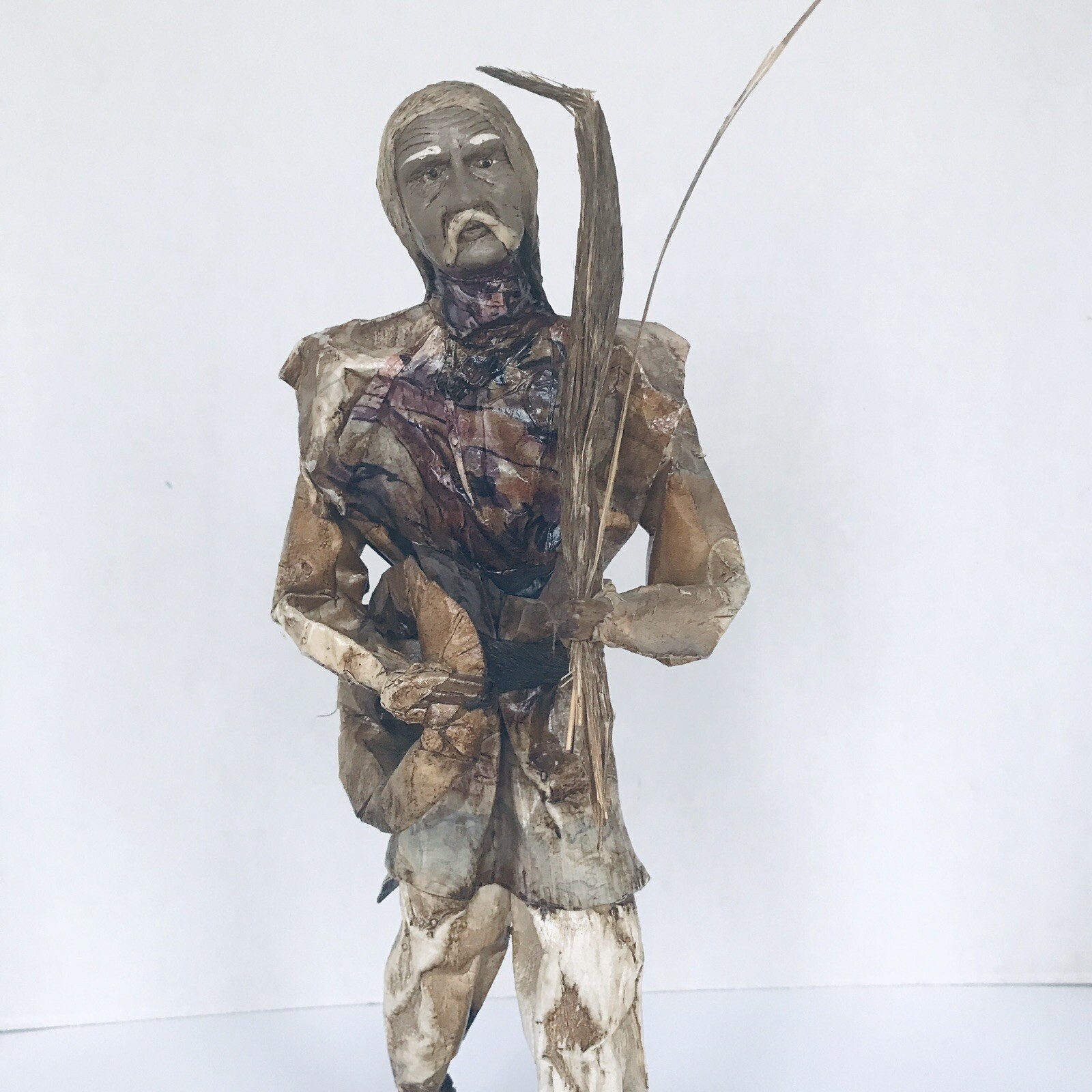 Mexican Paper Mache Figurine Folk Art Man 12