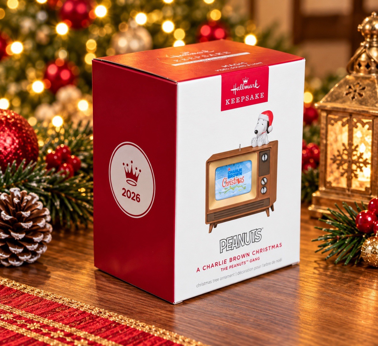 Hallmark Ornament 2026 A Charlie Brown Christmas TV Video Sold Out Peanuts Gang