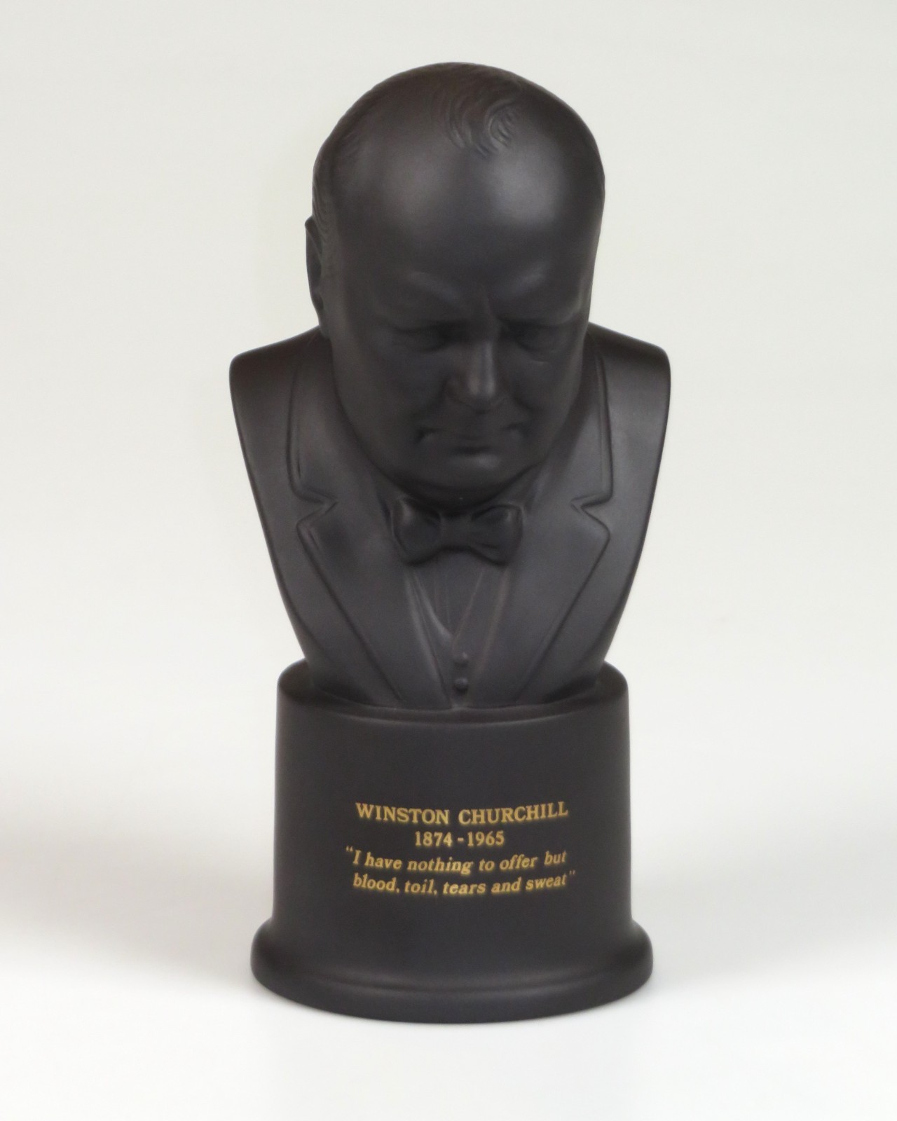 Wedgwood Centenary bust of Winston S. Churchill, copy #688 of 750, 1974