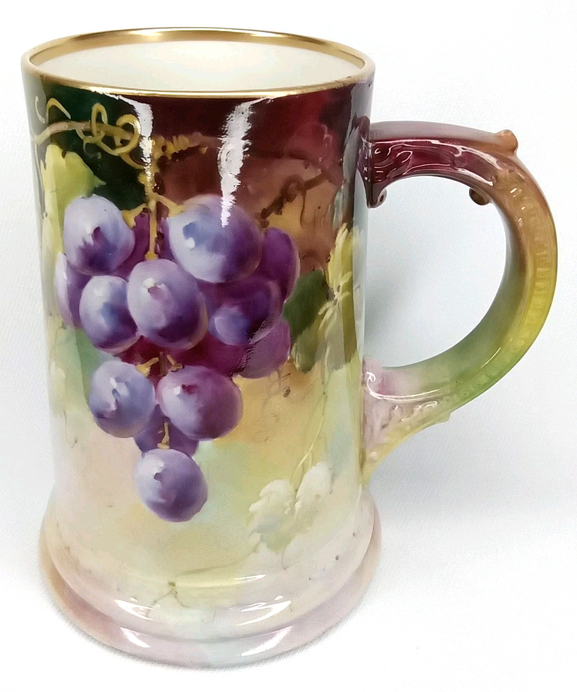 W H Morley CAC Lenox Stein Tankard Mug Signed Made In USA Antique 1900s