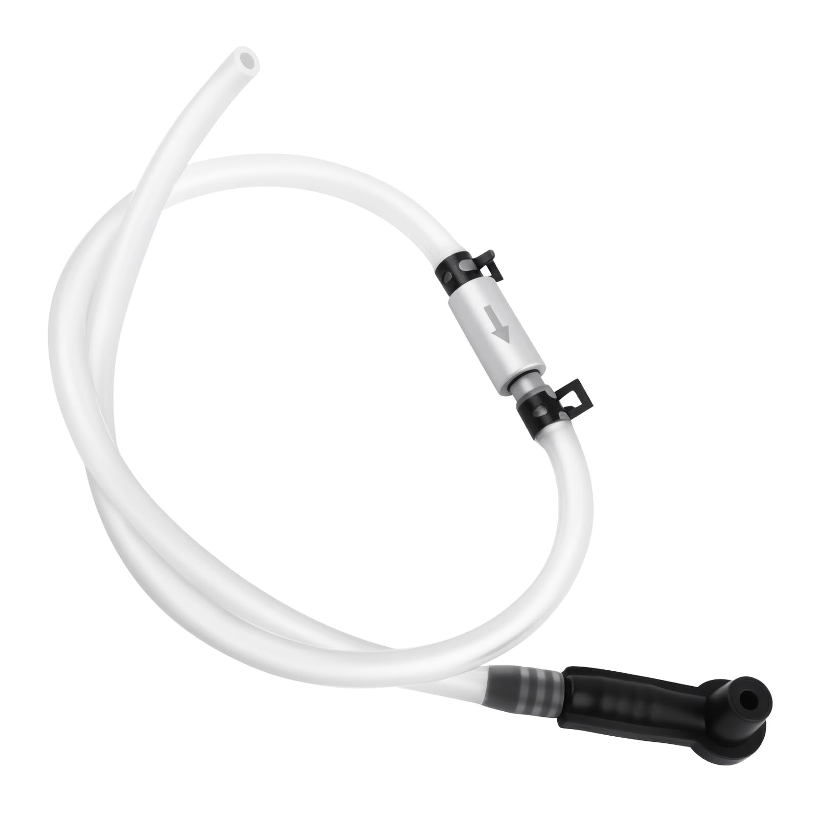 YGDMD Car Hydraulic Brake Bleeder Hose One Way Check Valve with Clamp/Brake B...