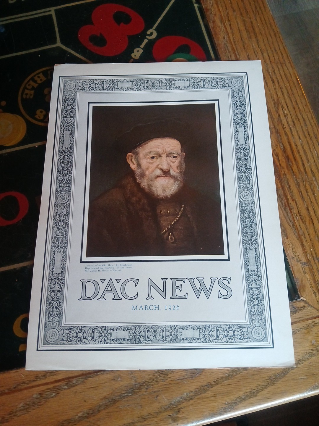 DAC News - March 1926 Harry J. Dean Company Page Advertisement 