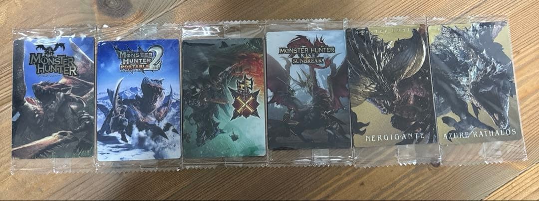 Monster Hunter 6-Card Set New Unused Character Trading Cards