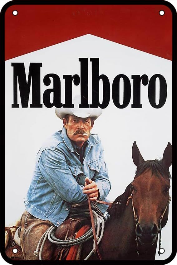 Retro Tin Metal Signs Vintage Sign Marlboro Cigarettes Tobacco Smoking Retro Met