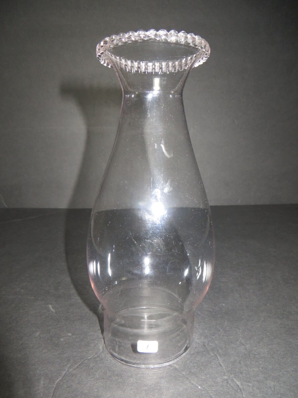 Rare Antique 19th C. #0 Oil Kerosene Lamp Blown Glass Pearl Top Chimney