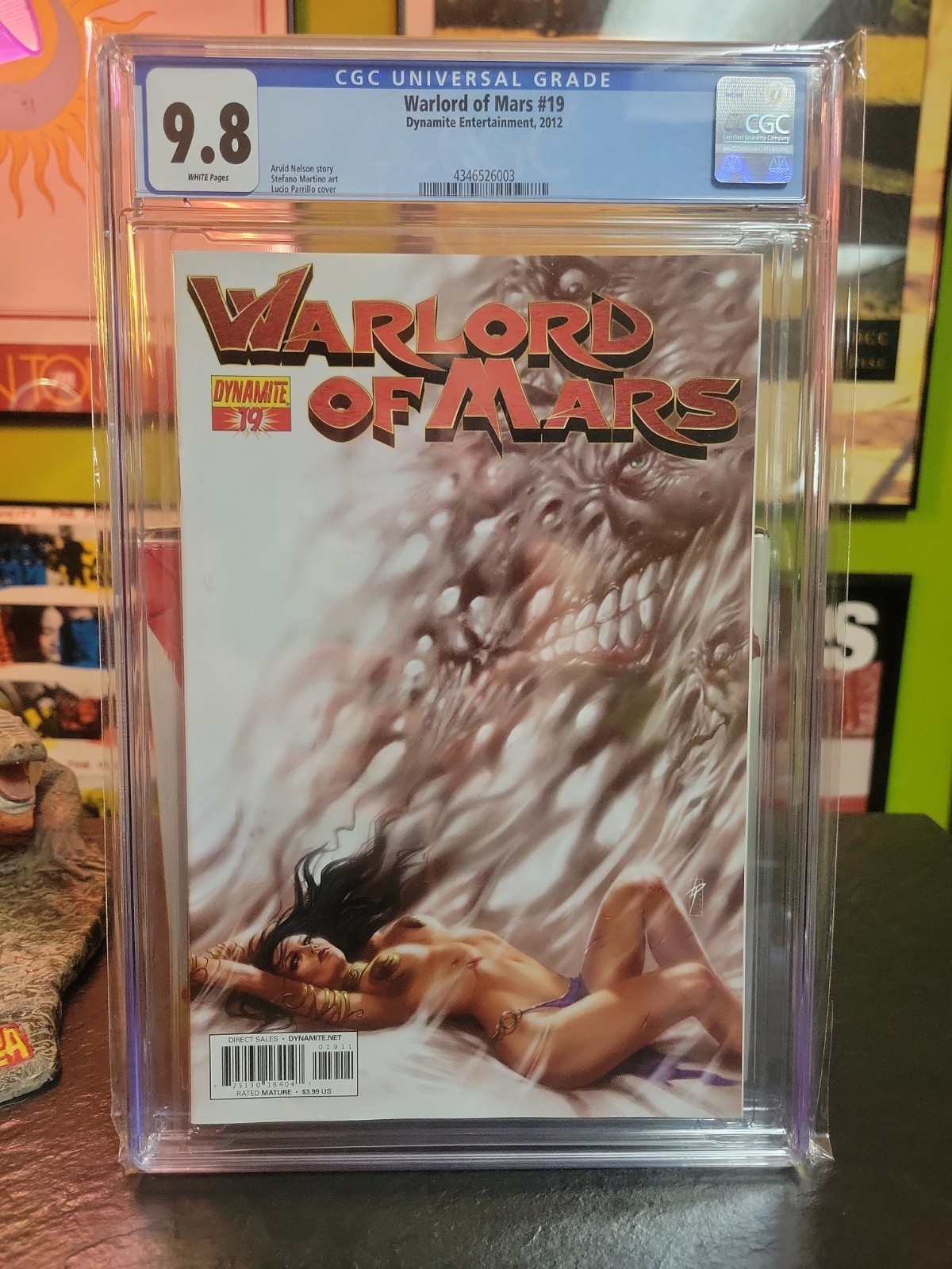Warlord of Mars 19 CGC 9.8 Lucio Parrillo Variant Dynamite 2012 