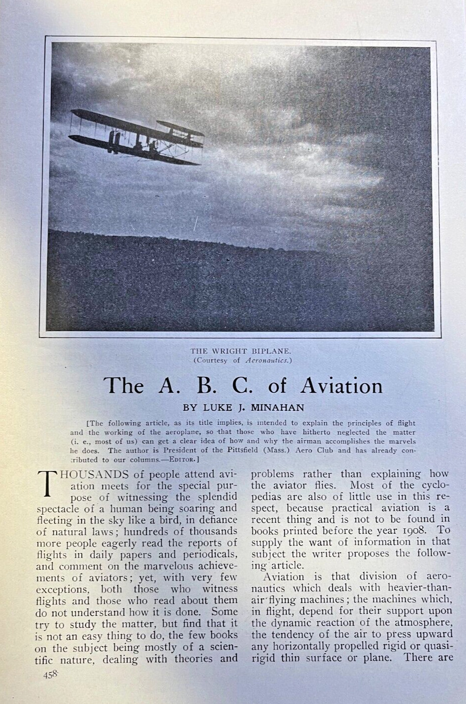 1910 Aviation Wright Brothers Curtiss Vaninan Roe Bleriot Latham illustrated