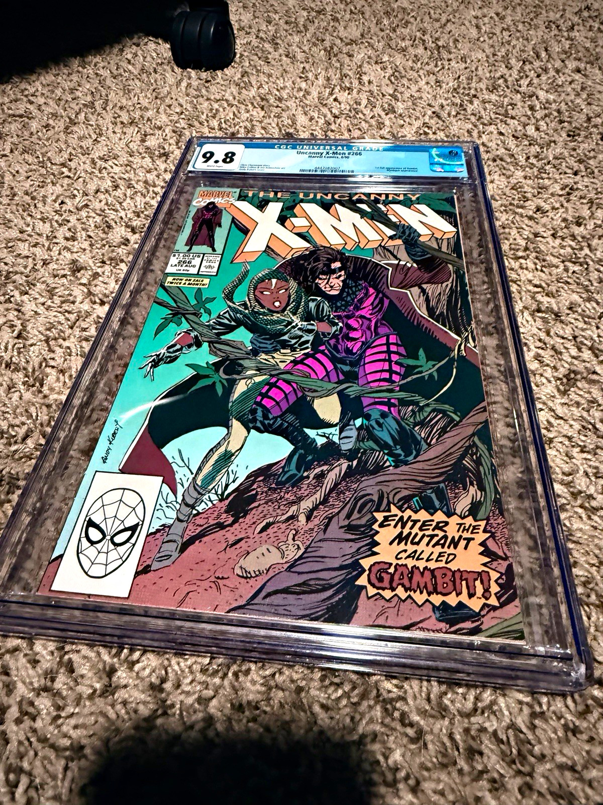 Marvel The Uncanny X-Men #266 (1990) CGC 9.8 Key Issue Gambit 4459350002