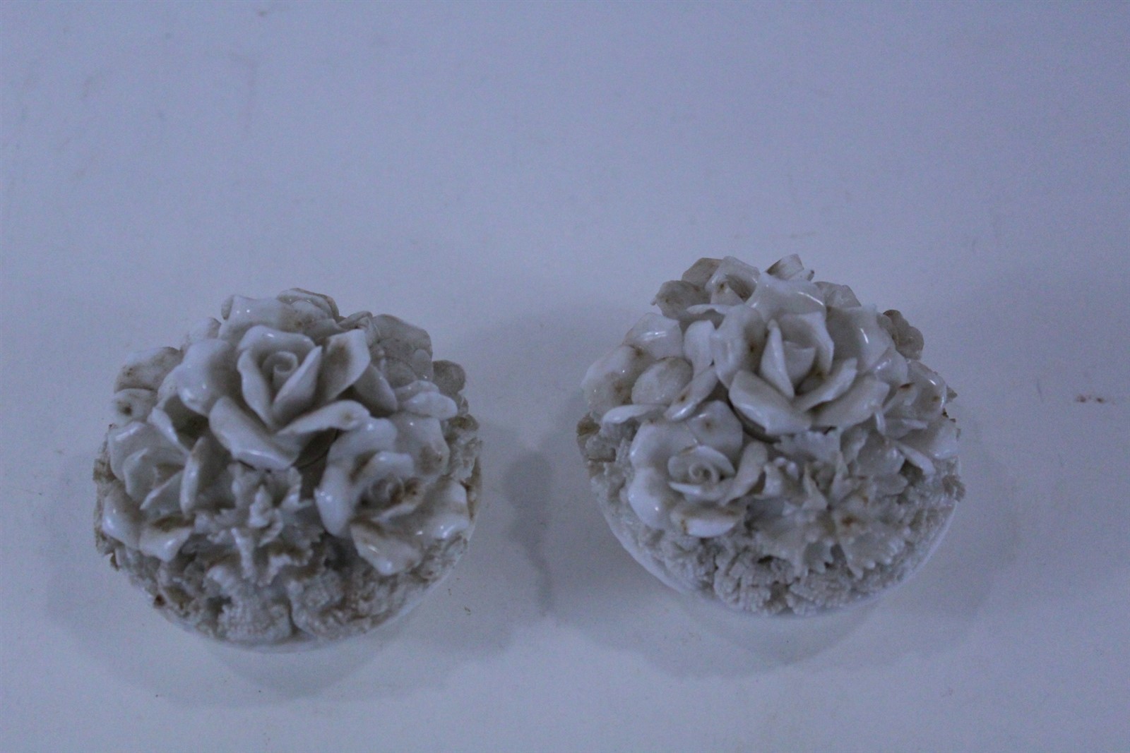 Pair Vintage Milk Glass Floral Candlestick Holders with Deco Plugs Ardalt Japan Pair Vintage Milk Glass Floral Candlestick Holders with Deco Plugs Ardalt Japan