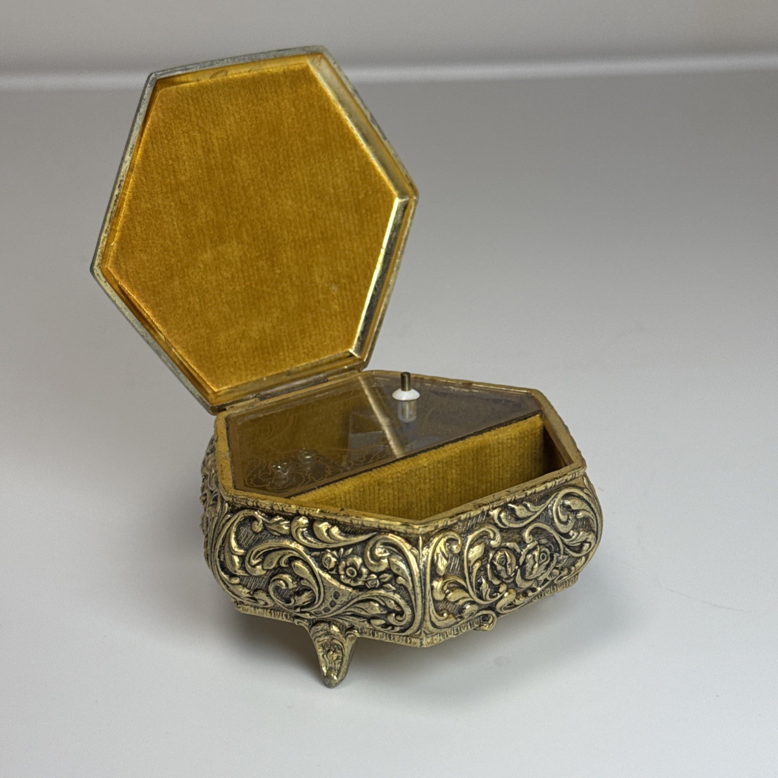 Vintage Sankyo Bird Music Box (Works) 1960s plays “Somewhere My Love”