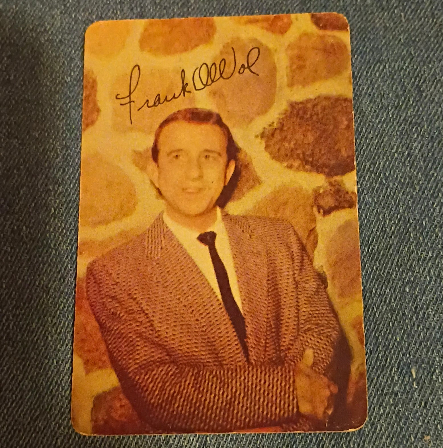 Mother\'s Cookies 1950 Television & Radio Stars #25 Frank De Vol Base Set Card