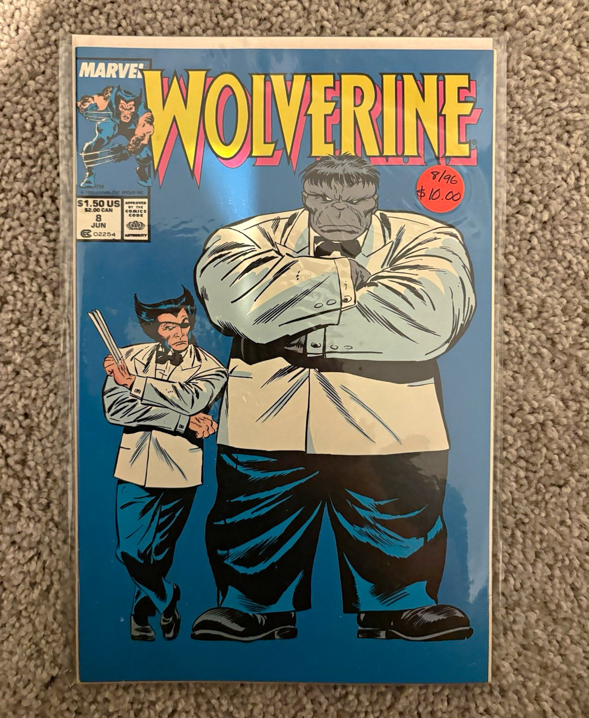 Wolverine #8 #73 #74 #157 Marvel Comics Lot of 4 Hulk Joe Fixit 1989