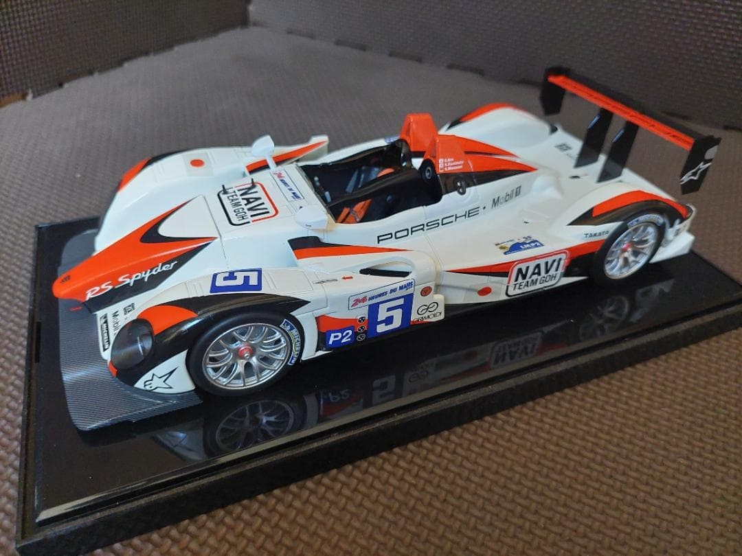 Norev Porsche RS Spyder Navi Team Goh #5 2009 Le Mans 24H Model Car Norev Porsche RS Spyder Navi Team Goh #5 2009 Le Mans 24H Model Car