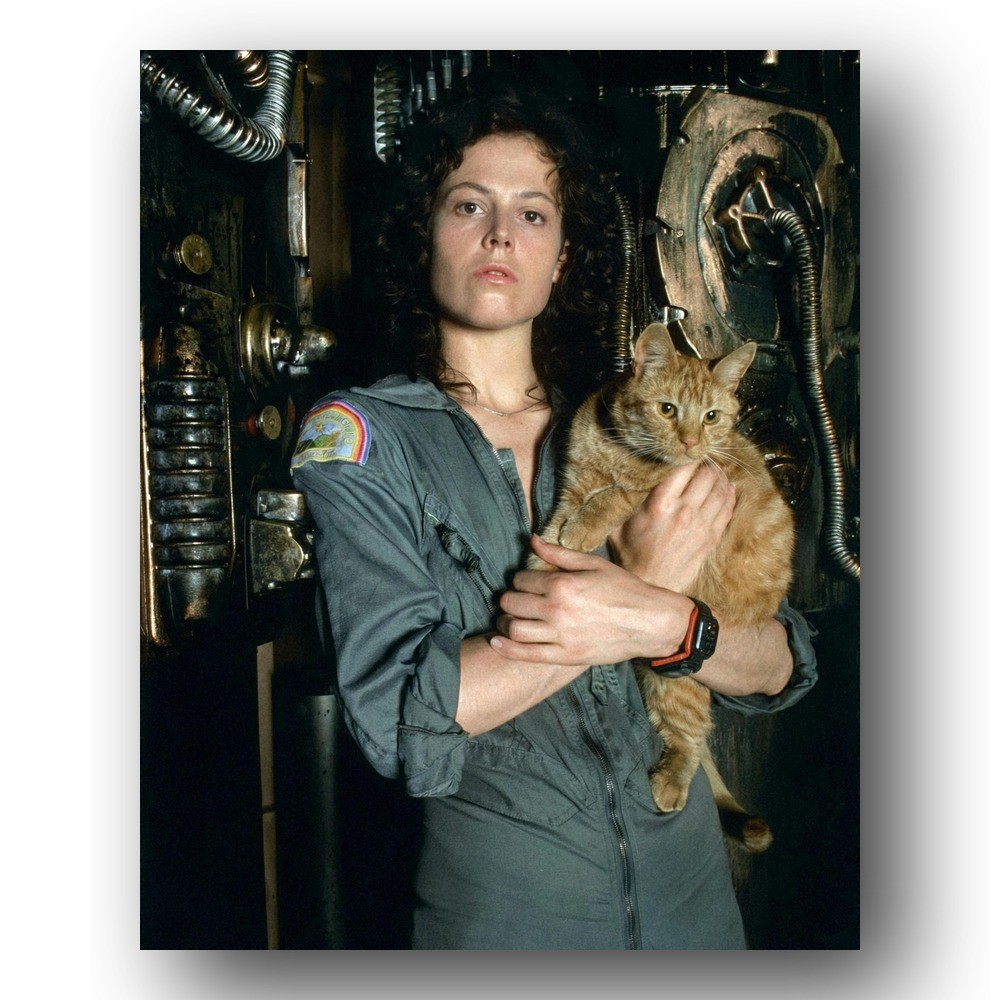 Sigourney Weaver Ridley Scott Photo 8x10 Alien Film Set 1979-4