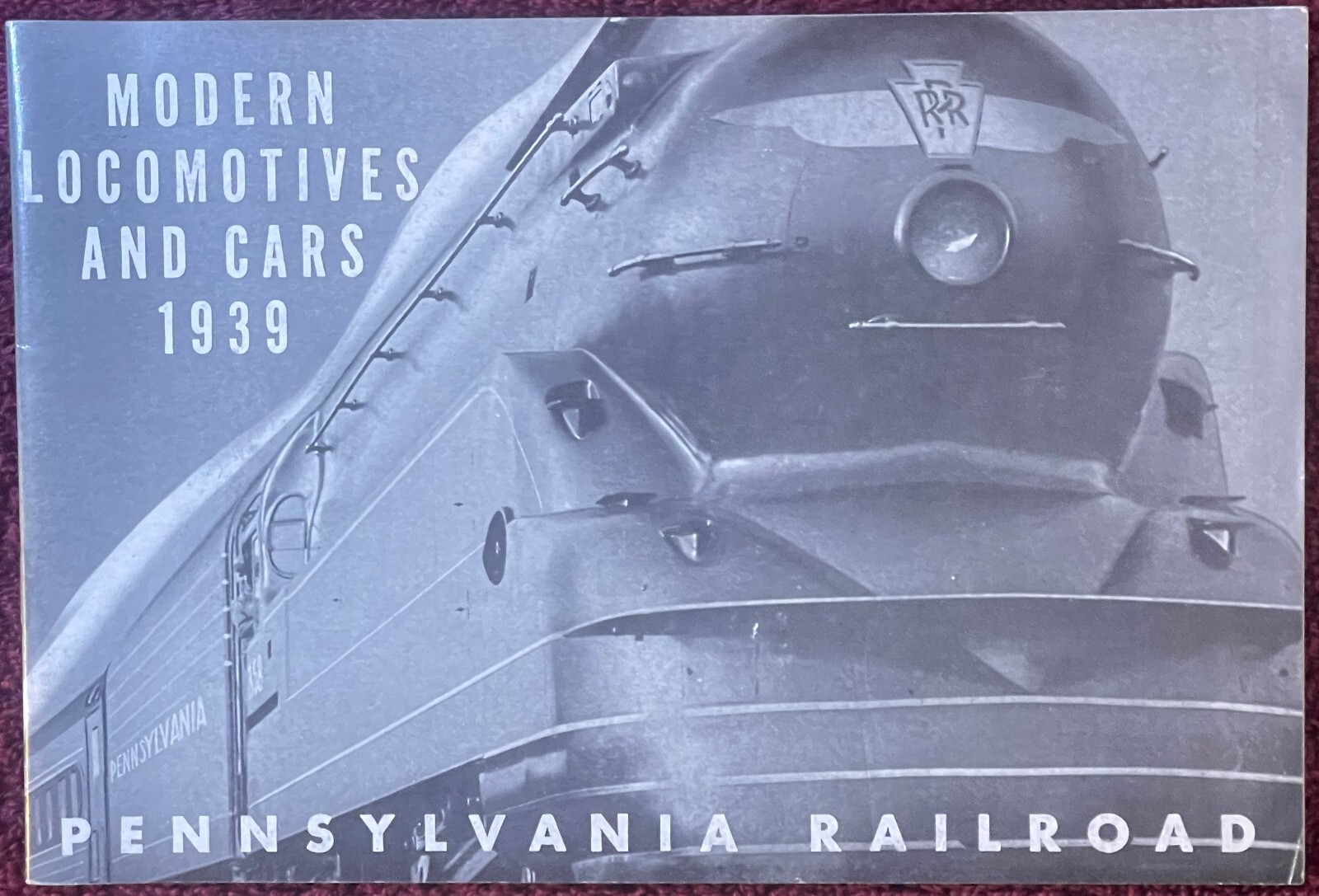 Antique 1939 Pennsylvania Railroad Brochure 🚂 Modern Locomotives S-1 Steam