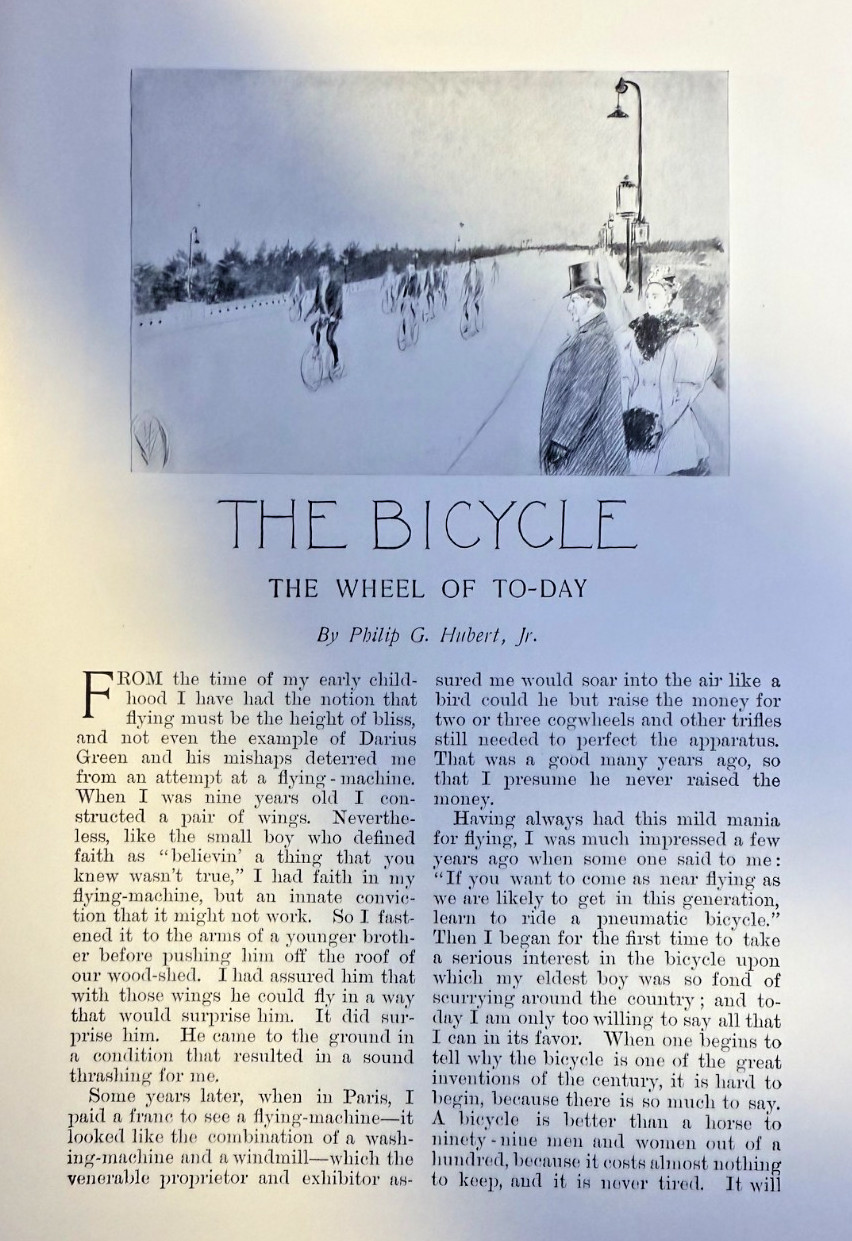1895 Bicyclers & Bicycling illustrated