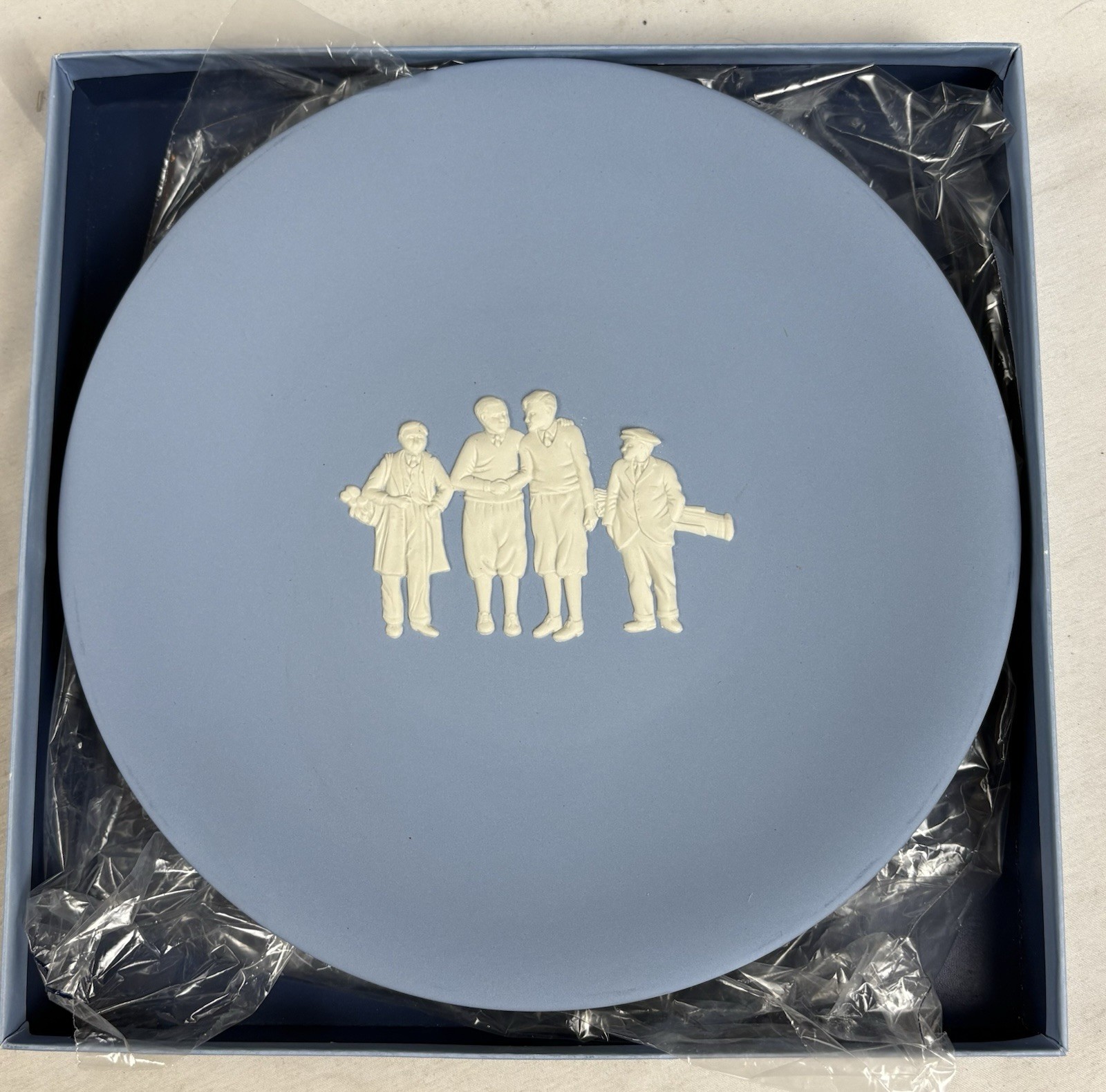 Wedgwood Jasperware Blue Plate 2002 WGC Accenture Match Play Ltd Ed 3 Of 120