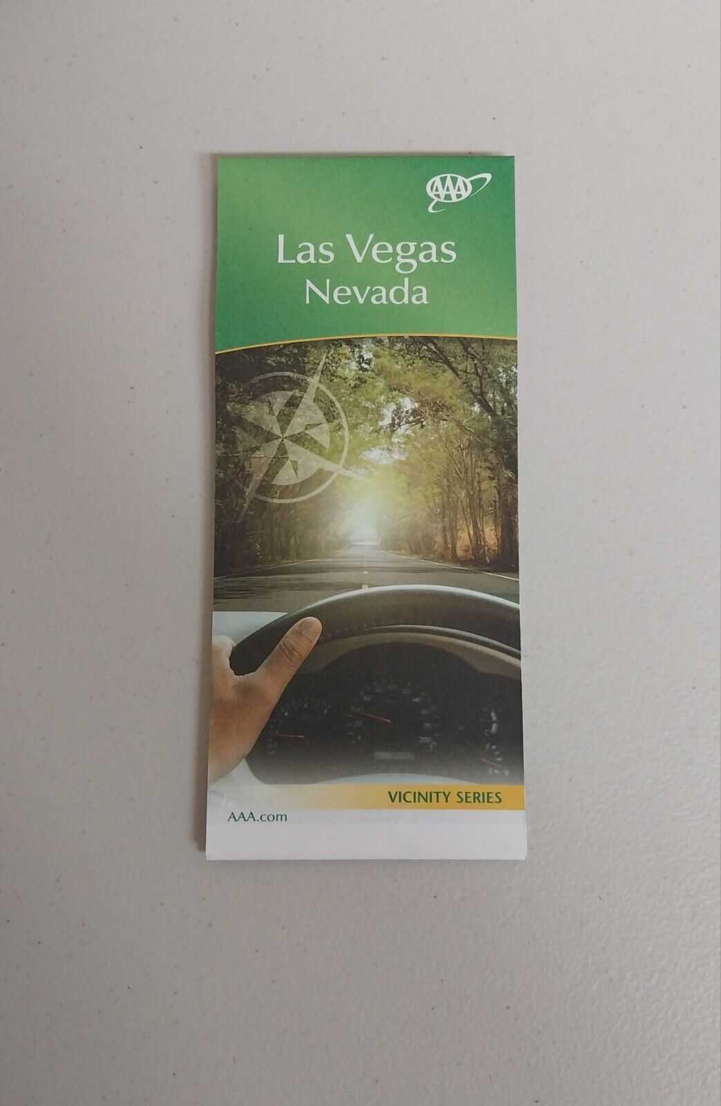 Detailed Las Vegas, Nevada & Vicinity Transportation Map AAA Edition