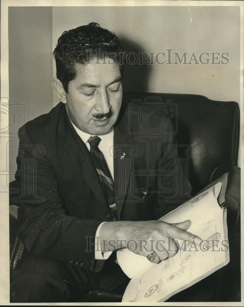 1967 Press Photo Raul Enriquez, consul general of Guatemala in New Orleans