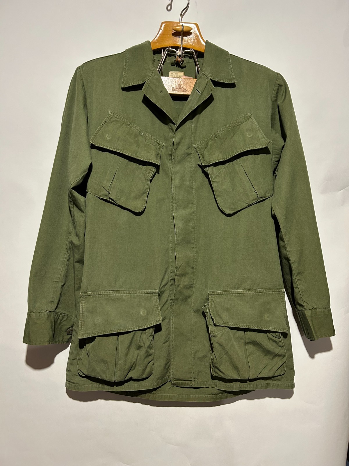 Original Vietnam Jungle Jacket Cotton Wind Resistant Poplin Size Small 