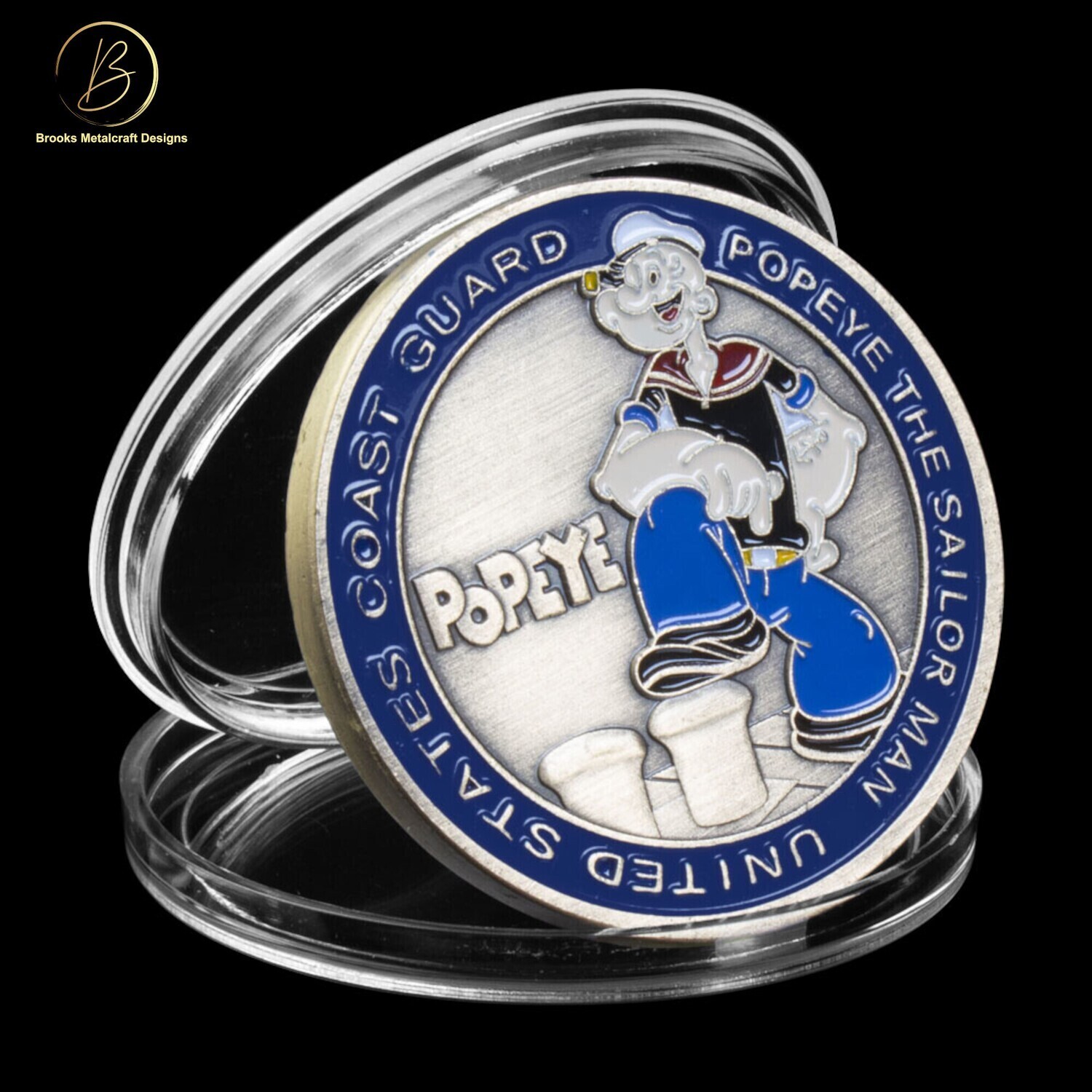 Popeye Coast Guard Challenge Coin