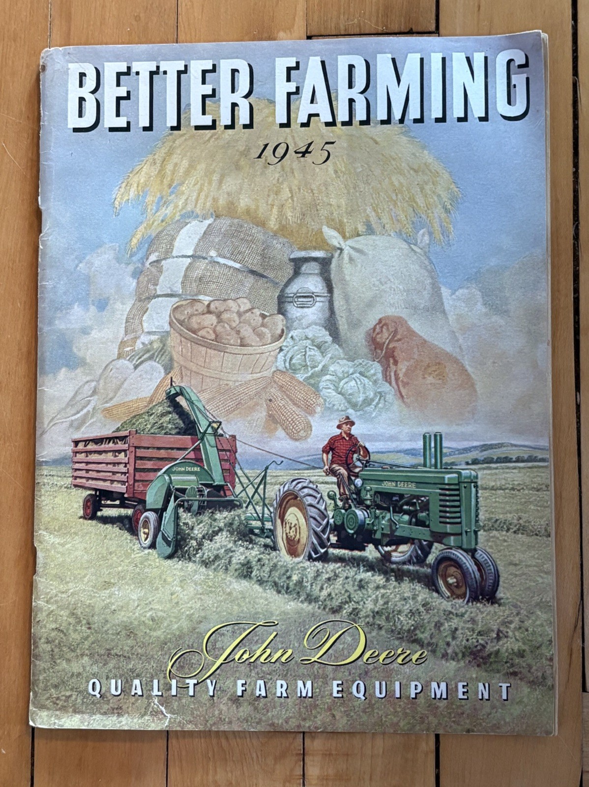 Vintage 1945 Better Farming John Deere Equipment Magazine Catalog Brochure