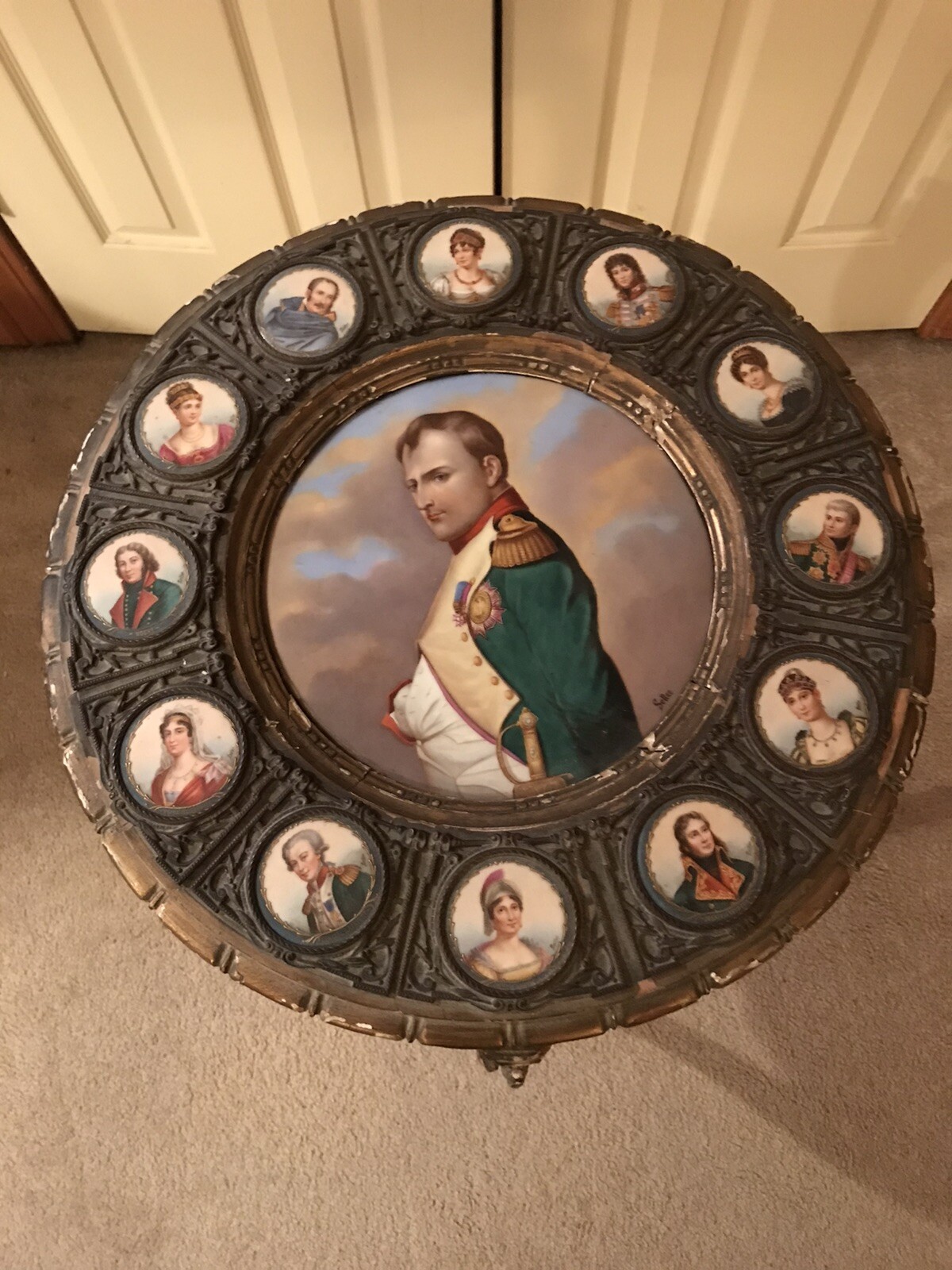 Napoleon Bonaparte antique  collectible. 19th century.  Unique