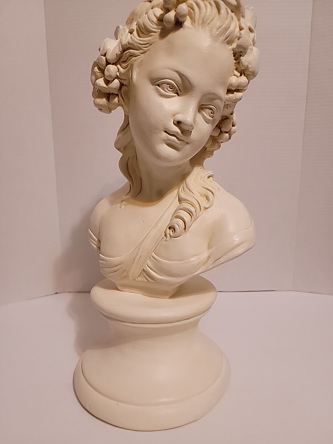 French Head Sculpture Fantastic Condition Vintage Rare