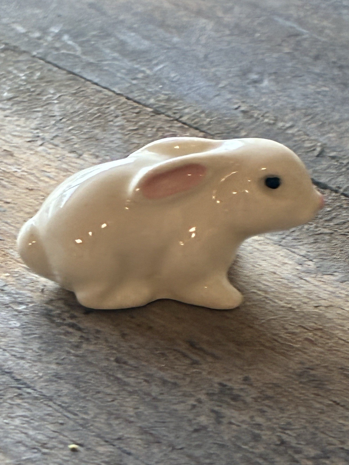 vintage Mini porcelain rabbit figurine