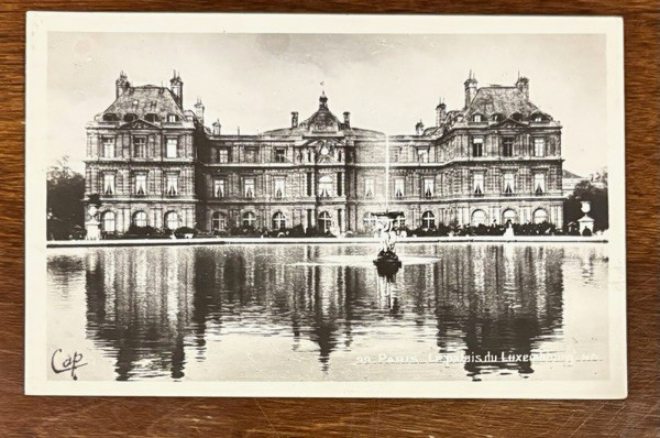 C.A.P. Paris Le Palais du Luxembourg France Postcard Divided Back Unposted