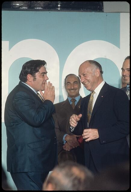 Photo:New York City NY Jimmy Breslin Jacob Javits 1960s John Lindsay Event