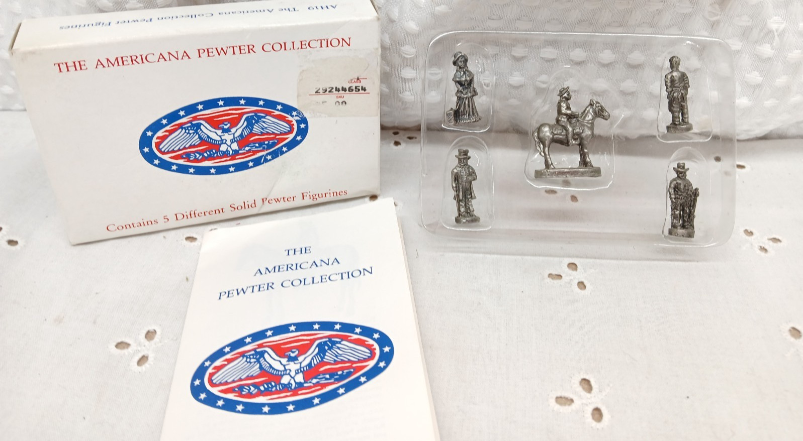 VINTAGE 1992 AMERICANA PEWTER WILD WEST COLLECTION NIB FIGURINES VINTAGE 1992 AMERICANA PEWTER WILD WEST COLLECTION NIB FIGURINES