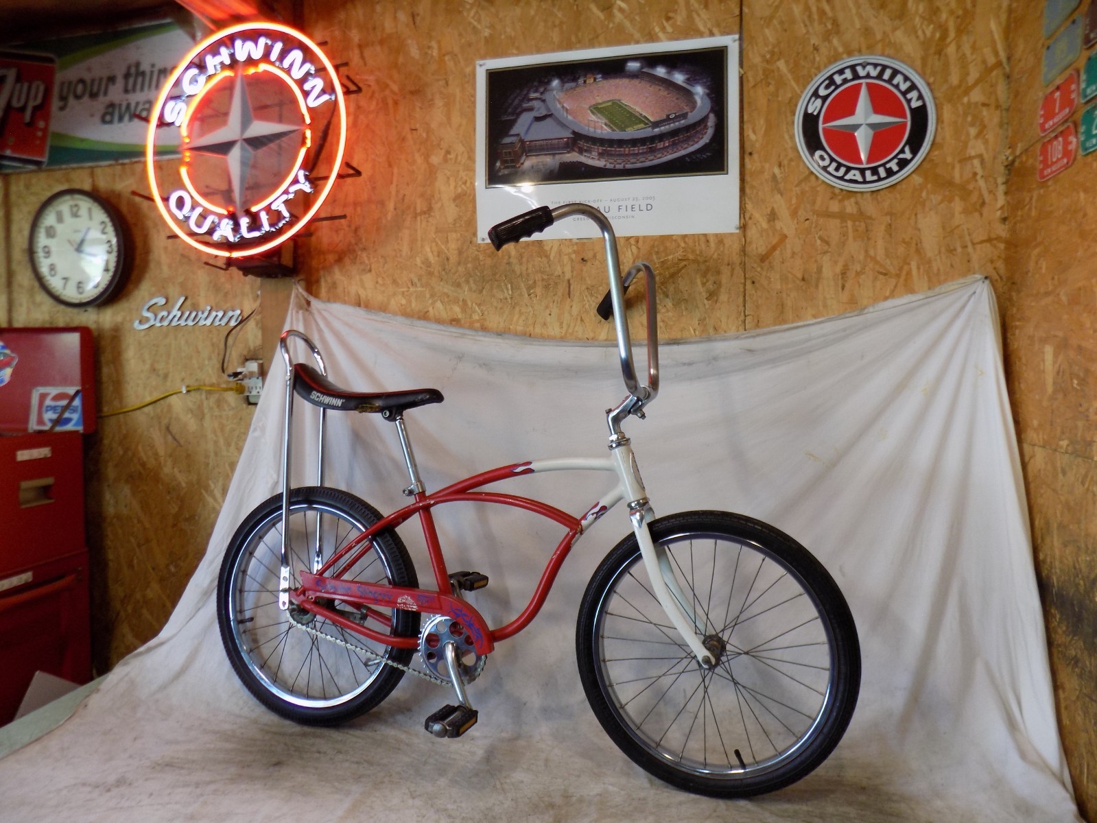 1972 SCHWINN STINGRAY MUSCLE BIKE KRATE HOT/RAT ROD BANANA SEAT FASTBACK SLIK 72