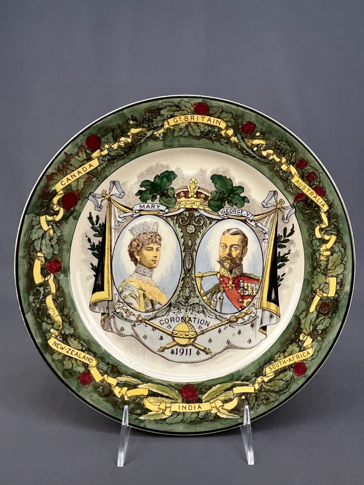 Royal Doulton KING GEORGE V & QUEEN MARY 1911 Coronation 10 1/2