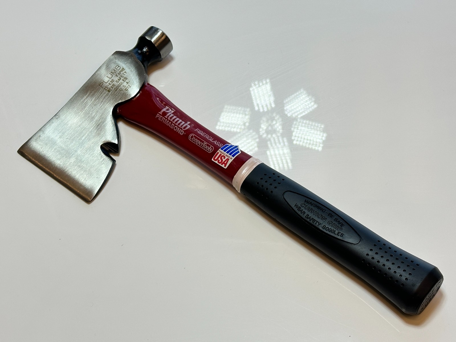 NOS Plumb Tools USA 11-432 (FAPH2) Fiberglass Axe Hatchet Hammer, Permabond, NEW NOS Plumb Tools USA 11-432 (FAPH2) Fiberglass Axe Hatchet Hammer, Permabond, NEW