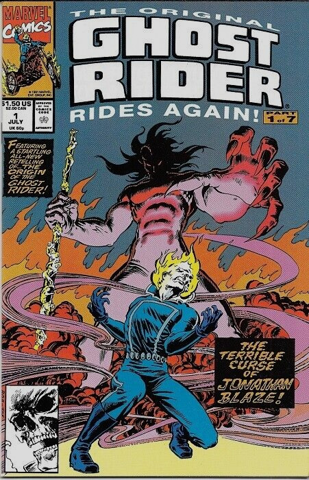 Ghost Rider The Original Ghost Rider Rides Again Marvel Comics Vol-1 (1991-1992)