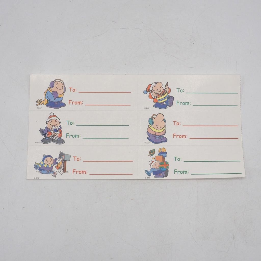 Ziggy 1980's Self Stick Gift Labels Ziggy 1980's Self Stick Gift Labels